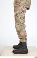  Photos Army Man in Camouflage uniform 10 Army Camouflage leather shoes lower body trousers 0003.jpg